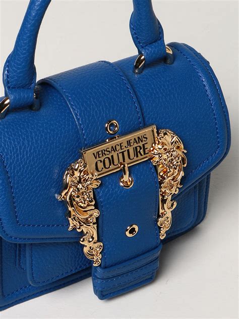 versace jeans couture blue bag|Versace Jeans bags outlet.